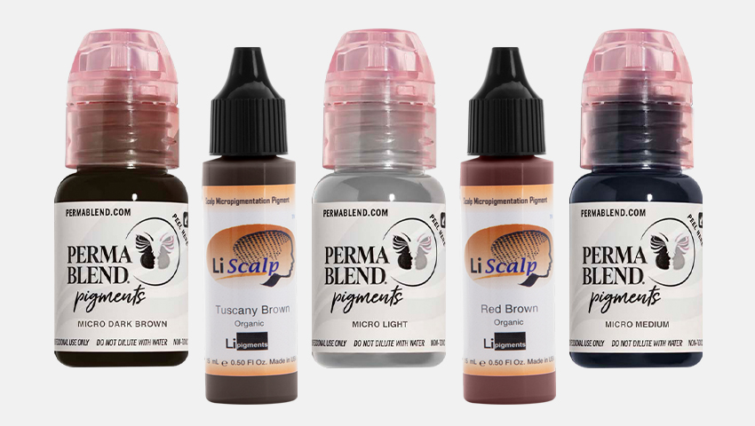 Pigments du cuir chevelu