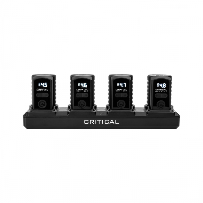 Station D'accueil Quad pour Batteries Critical Universal  - Adaptateur UE