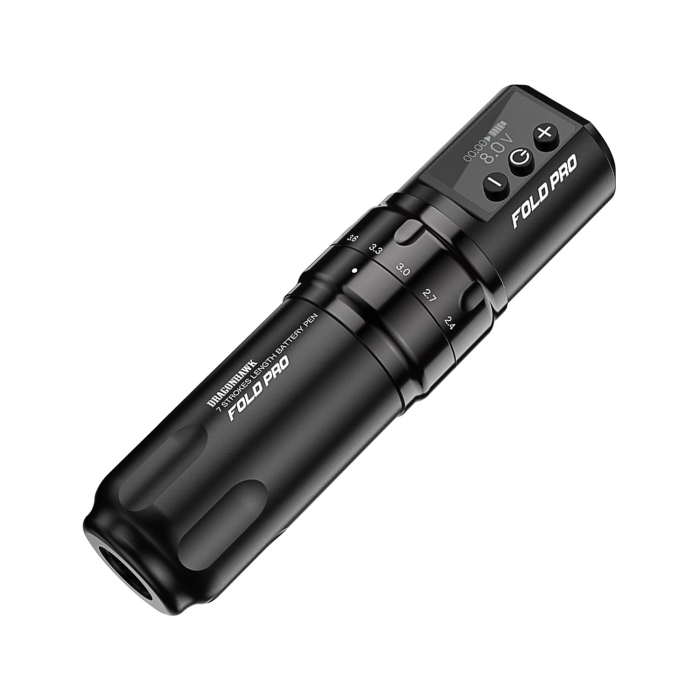 Dragonhawk Fold Pro Wireless Pen Machine - Black - Multiple Stroke