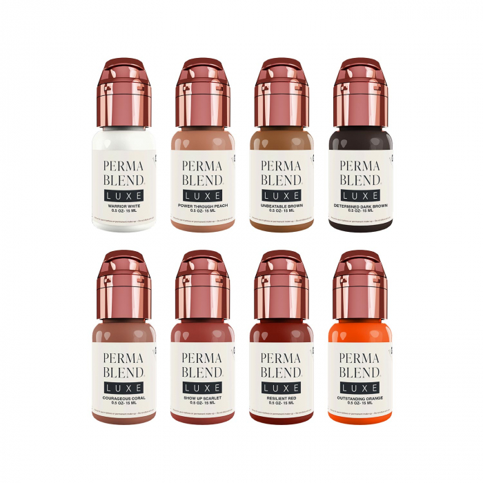 Encre Perma Blend Luxe PMU - Vicky Martin's Unstoppable Areola Set 8x 15ml