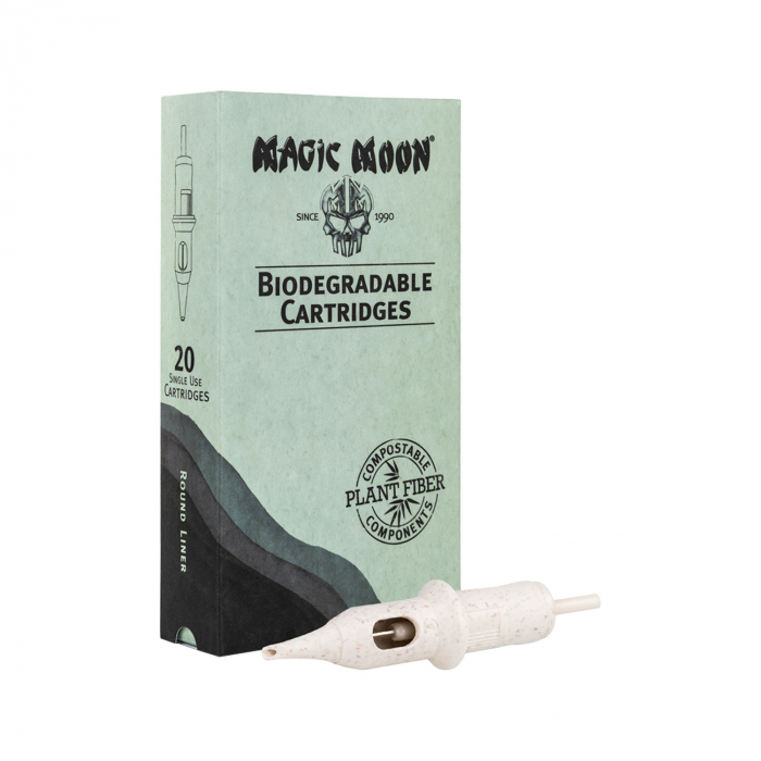 Boîte de 20 cartouches biodégradables Magic Moon - 0.30mm Round Liner Medium Taper